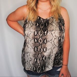 Plus Size Snake Tank